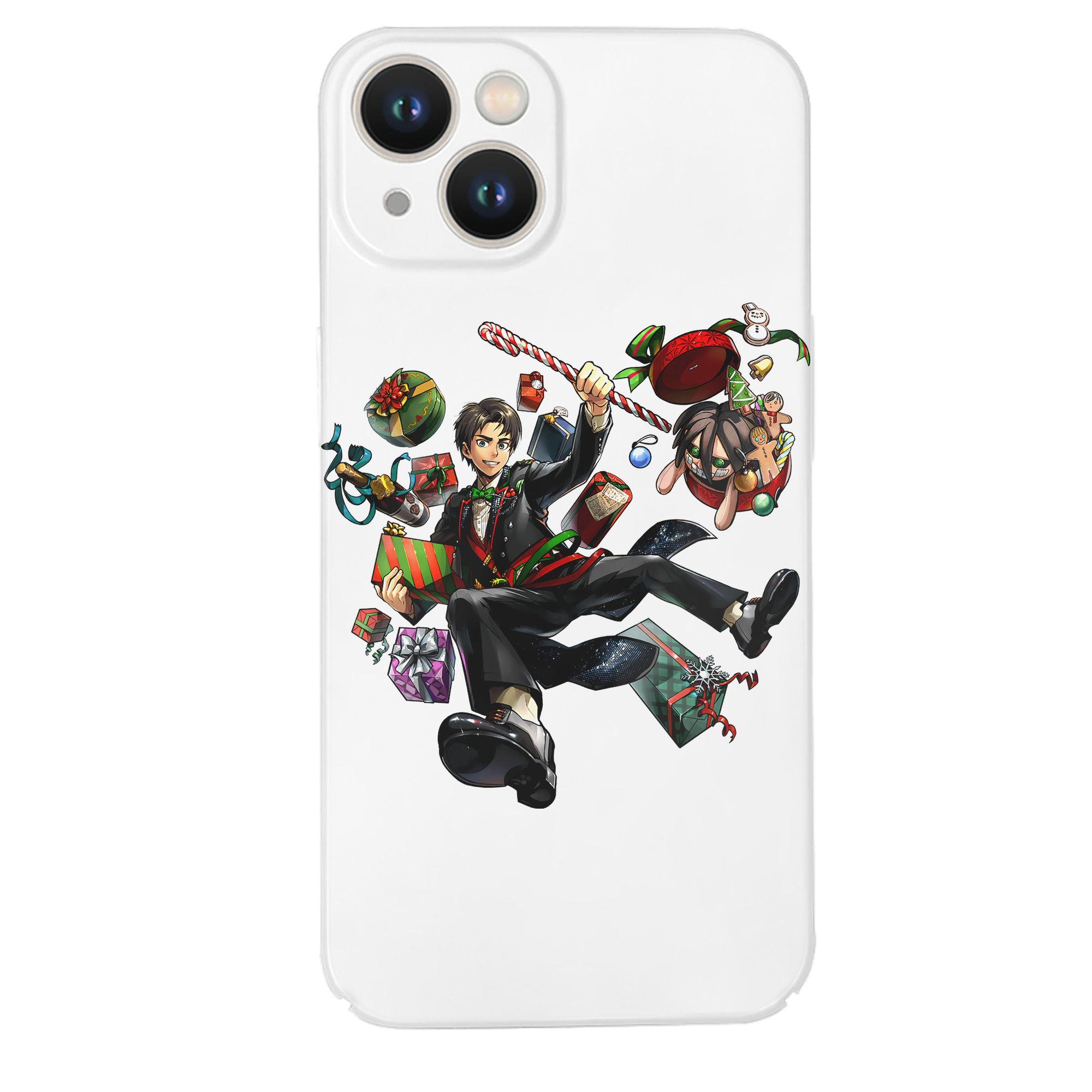 （画像用） 進撃の巨人 エレン･イェーガー Attack on Titan Eren Jäger 【iPhone 14シリーズ対応】ハードケース